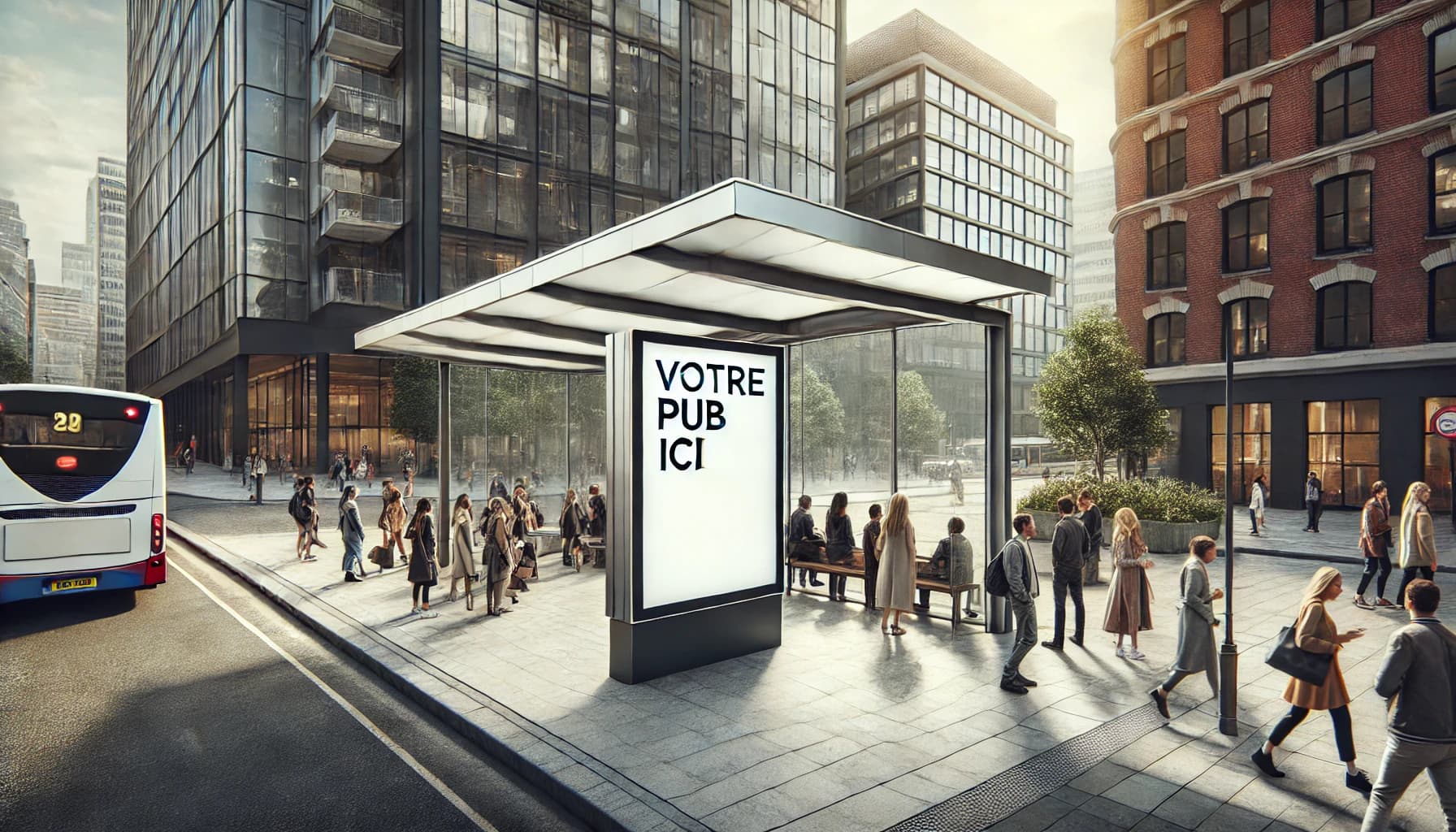 wait marketing affichage abribus